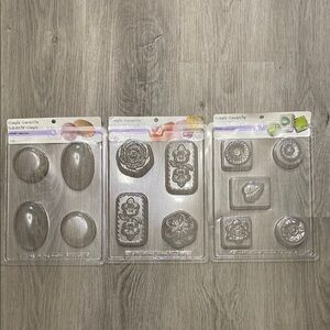 Set of 3 ArtMinds Soap Molds